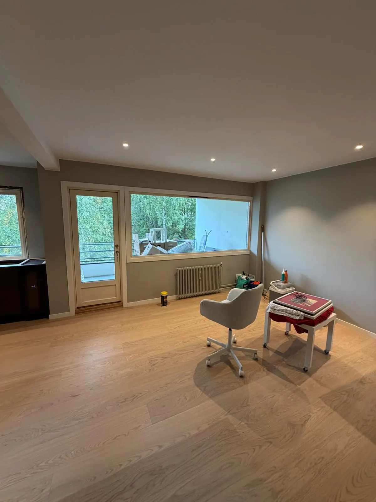 Stue etter renovering, Rolfstangveien 5b
